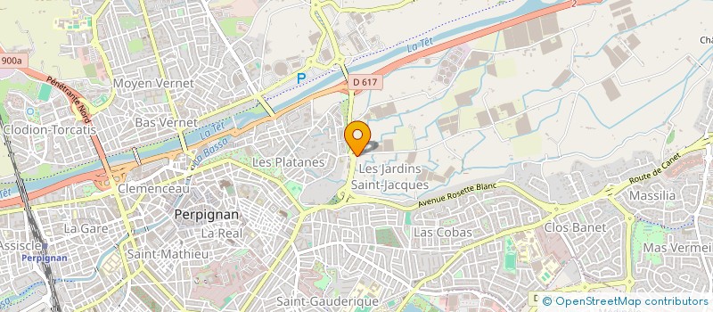 localisation de l'entreprise LLIBOUTRY  PERPIGNAN