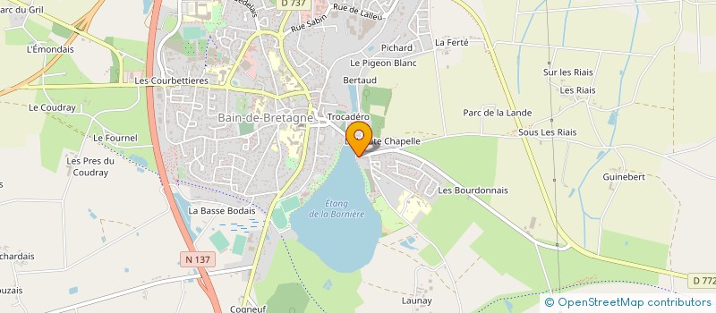 localisation de l'entreprise LLJ  BAIN-DE-BRETAGNE