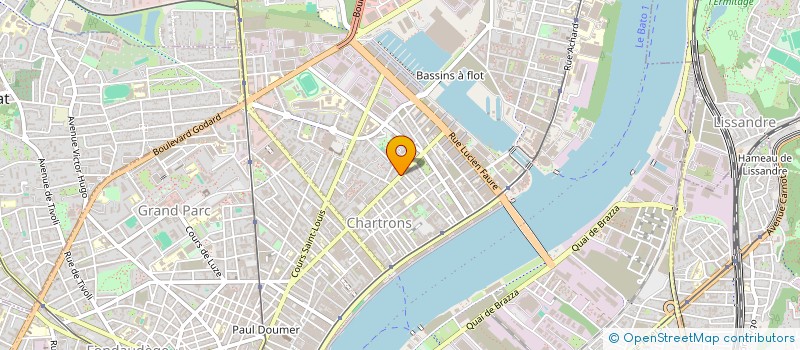 localisation de l'entreprise LLJ  BORDEAUX