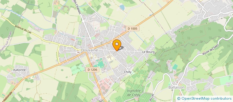 localisation de l'entreprise LLJ  DOUVAINE