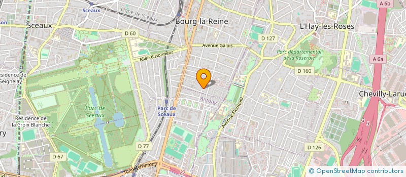 localisation de l'entreprise LLJ-DRIVE à BOURG-LA-REINE