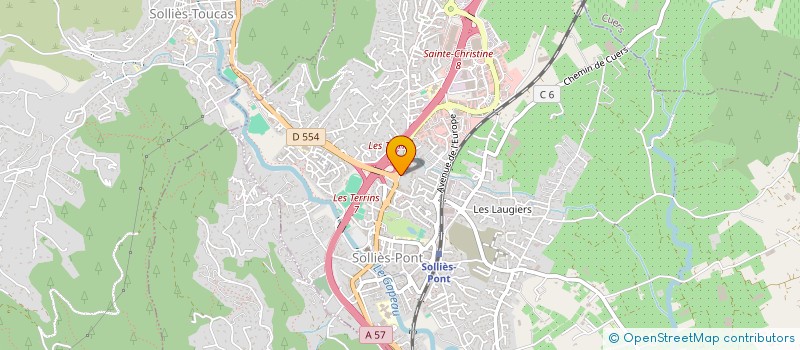localisation de l'entreprise LLK à SOLLIES-PONT