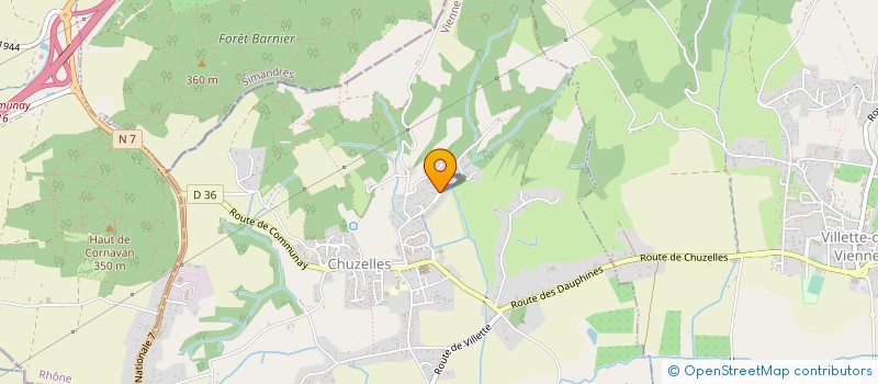 localisation de l'entreprise LLLED  CHUZELLES