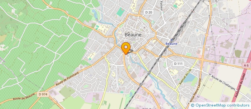 localisation de l'entreprise LLLMN HOLDING à BEAUNE
