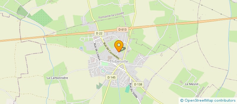 localisation de l'entreprise LLM  THIBERVILLE