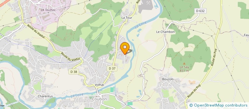 localisation de l'entreprise LLM à COUBON