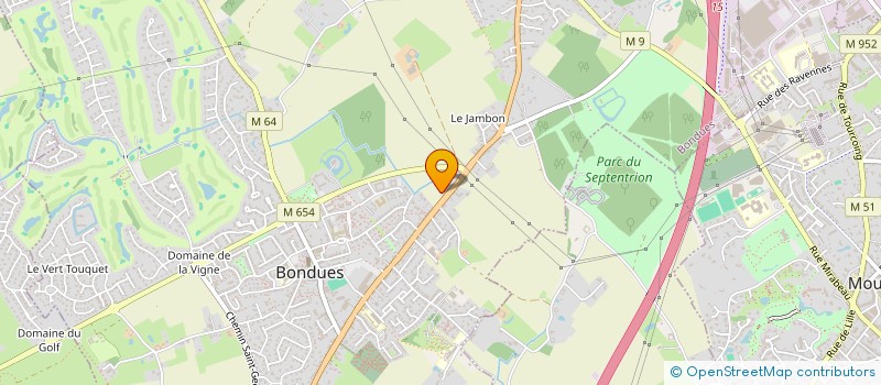 localisation de l'entreprise LLM & ASSOCIES  BONDUES