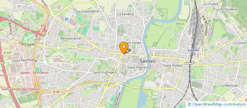 localisation de l'entreprise LLM SOCIETE D'AVOCATS LEFEBVRE LAMOUROUX MINIER MEYRAND REMY ROUX-MICHOT  SAINTES