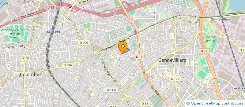 localisation de l'entreprise LLN & CP à ASNIERES-SUR-SEINE