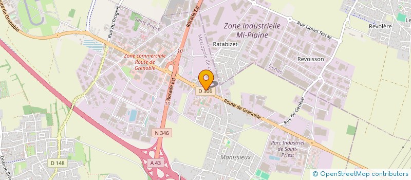 localisation de l'entreprise LLO  SAINT-PRIEST