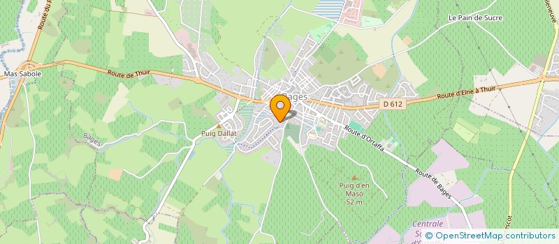 localisation de l'entreprise LLOBS  BAGES