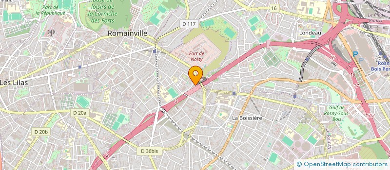 localisation de l'entreprise LLODIA à ROMAINVILLE