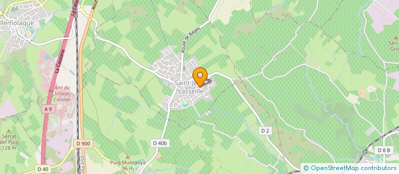 localisation de l'entreprise LLOGIMMO  SAINT-JEAN-LASSEILLE