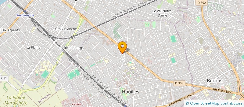 localisation de l'entreprise LLOKER  HOUILLES