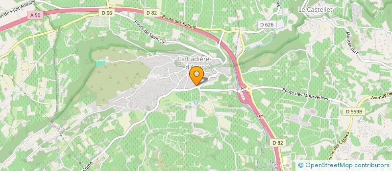 localisation de l'entreprise LLONA 21 à LA CADIERE-D'AZUR