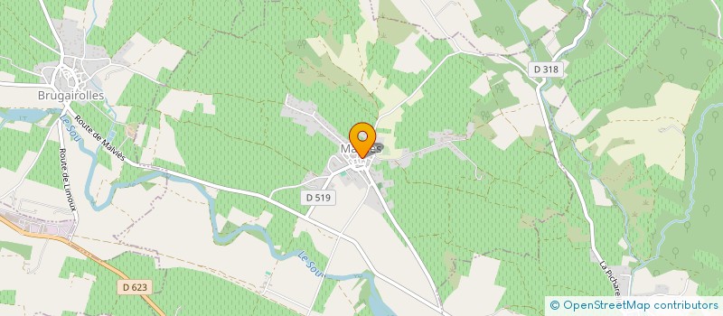 localisation de l'entreprise LLORCA  MALVIES