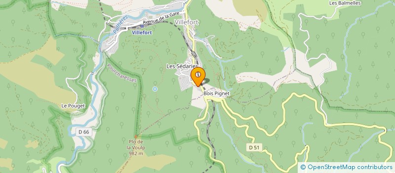 localisation de l'entreprise LLORENS à SAINT-ANDRE-CAPCEZE