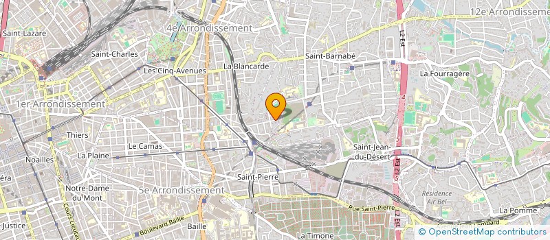 localisation de l'entreprise LLORENS à MARSEILLE