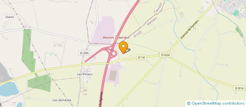 localisation de l'entreprise LLORENS CHOPEITIA à MAZERES