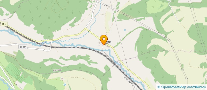 localisation de l'entreprise LLORENTE DAVID  DARCEY