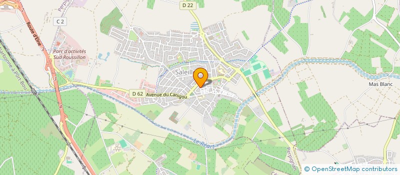 localisation de l'entreprise LLORIS  SALEILLES