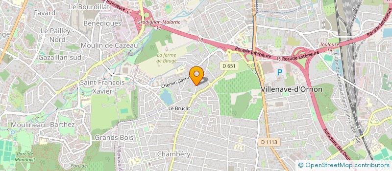 localisation de l'entreprise LLORK  VILLENAVE-D'ORNON