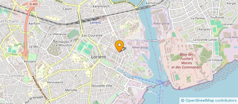 localisation de l'entreprise LLP BRETAGNE à LORIENT