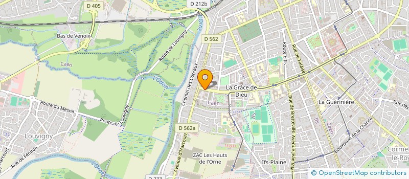 localisation de l'entreprise LLP IMMO à CAEN