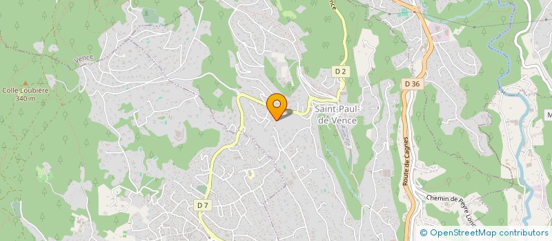 localisation de l'entreprise LLP INVEST  SAINT-PAUL-DE-VENCE