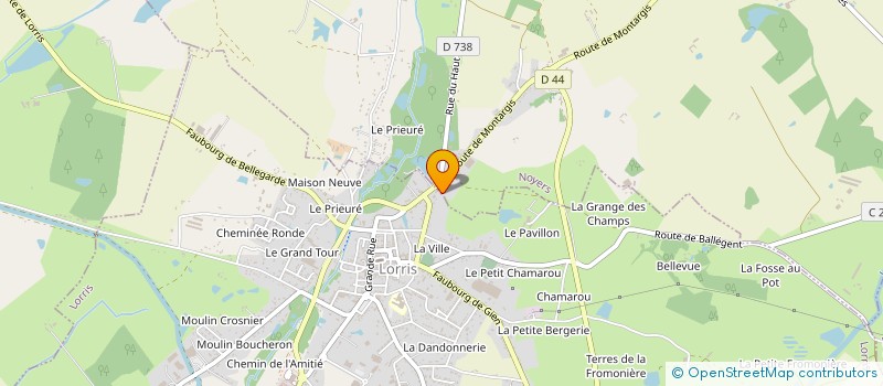 localisation de l'entreprise LLPA IMMO à NOYERS