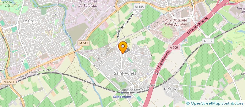 localisation de l'entreprise LLPPM  SAINT-AUNES