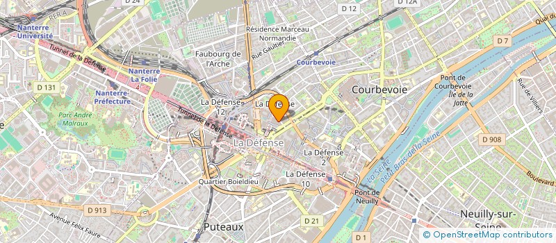 localisation de l'entreprise LLPS à COURBEVOIE