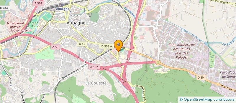 localisation de l'entreprise LLQ GOURMAND à AUBAGNE