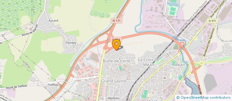 localisation de l'entreprise LLR  TRIGNAC