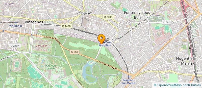 localisation de l'entreprise LLR CONSULTING à FONTENAY-SOUS-BOIS