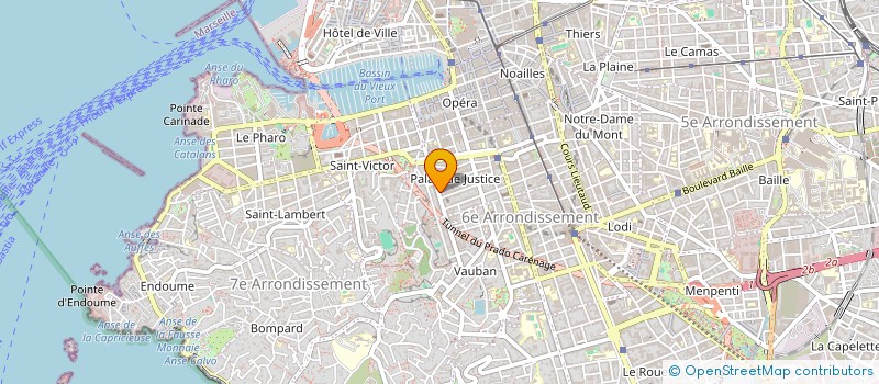 localisation de l'entreprise LLR IMMO à MARSEILLE