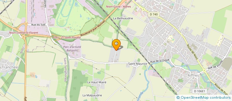 localisation de l'entreprise LLS à AIFFRES