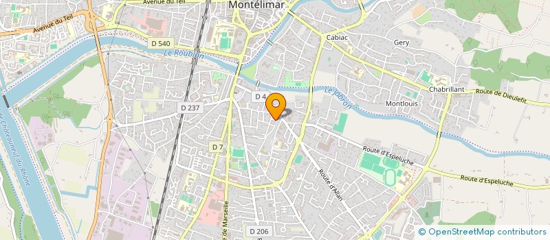 localisation de l'entreprise LLSB à MONTELIMAR