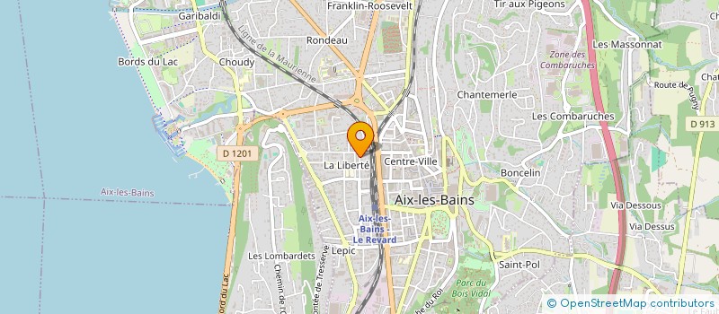 localisation de l'entreprise LLSH  AIX-LES-BAINS