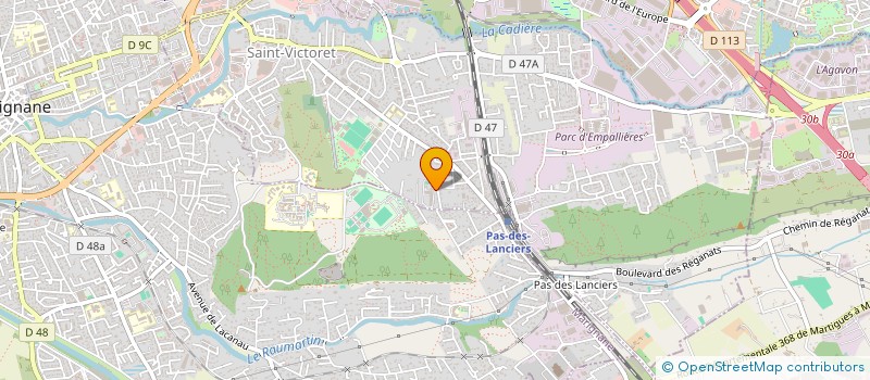 localisation de l'entreprise LLSM  SAINT-VICTORET