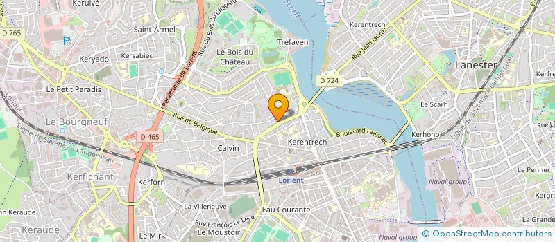 localisation de l'entreprise LLSOF  LORIENT