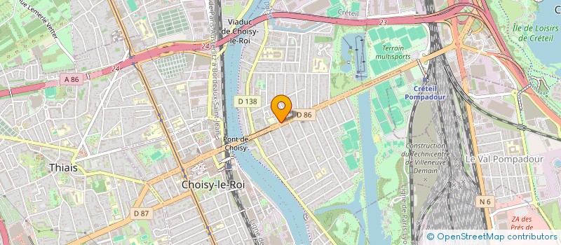 localisation de l'entreprise LLT CONSEIL  CHOISY-LE-ROI