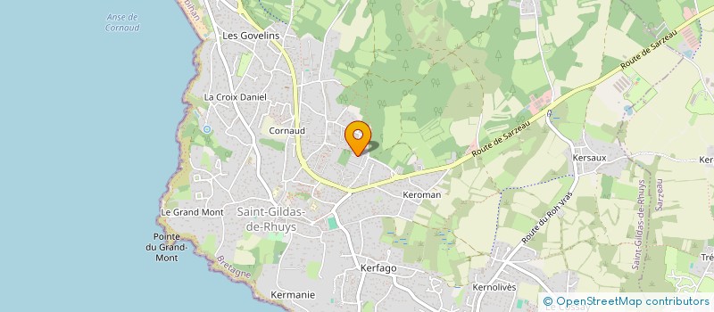 localisation de l'entreprise LLTM  SAINT-GILDAS-DE-RHUYS