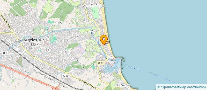 localisation de l'entreprise LLUM DE MAR  ARGELES-SUR-MER