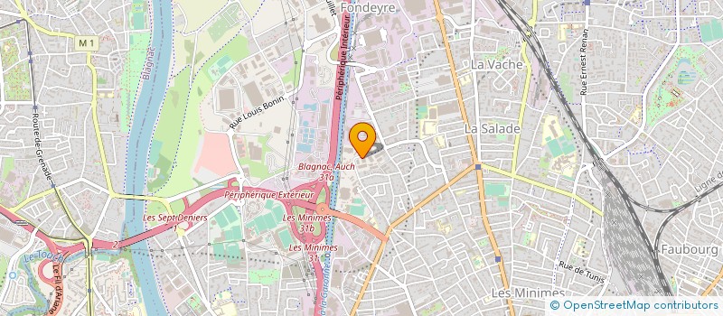localisation de l'entreprise LLUMISPOT  TOULOUSE