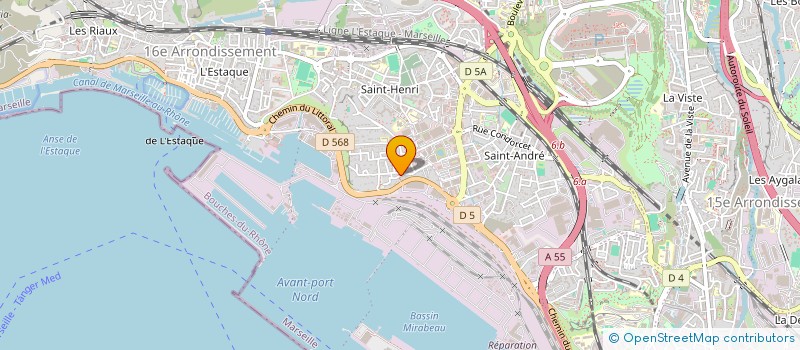 localisation de l'entreprise LLUSA ET FILS à MARSEILLE
