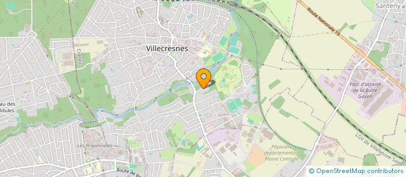 localisation de l'entreprise LLUTHES 1  VILLECRESNES