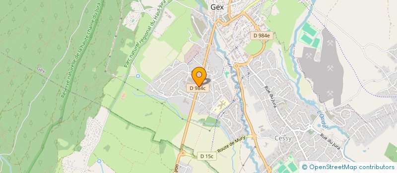 localisation de l'entreprise LLV HOLDING à GEX
