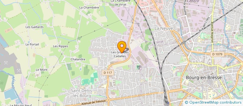 localisation de l'entreprise LLV IMMO à SAINT-DENIS-LES-BOURG