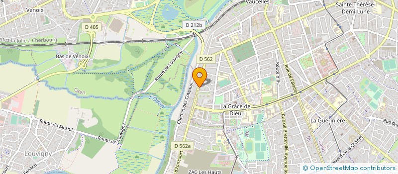 localisation de l'entreprise LLV LA SUITE à CAEN